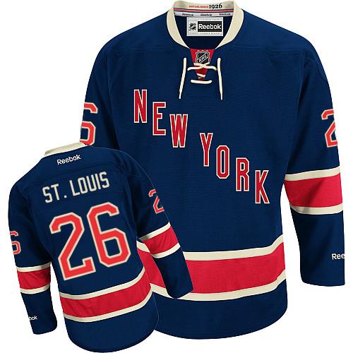 Men's New York Rangers Custom Navy Blue Stitched Jersey Men's New York Rangers Custom Navy Blue Stitched Jersey